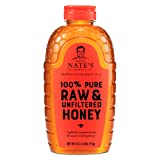 Nature Nate’s 100% Pure, Raw & Unfiltered Honey; 32oz. Squeeze Bottle; Award-Winning Taste